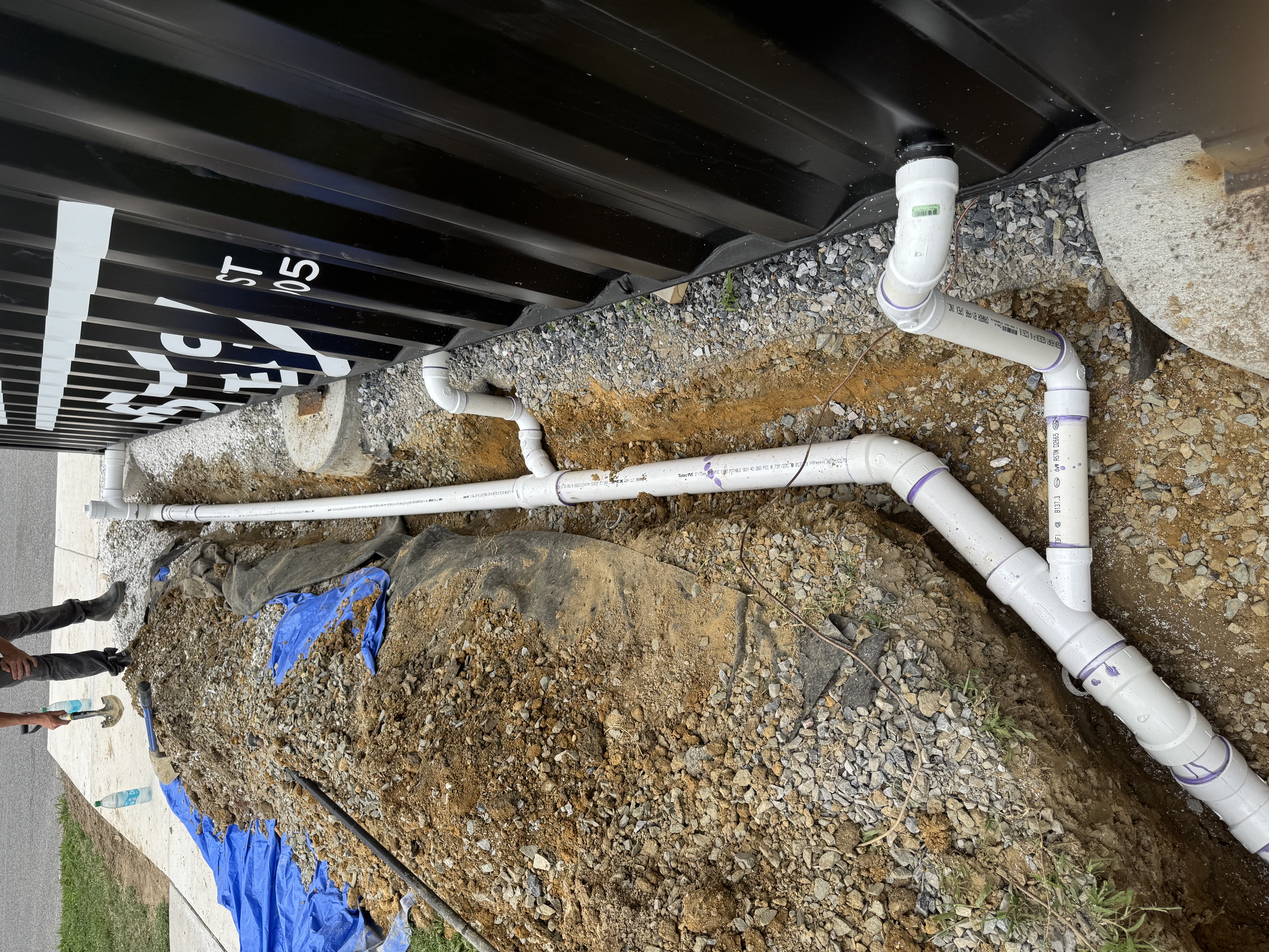 Drain pipe connections