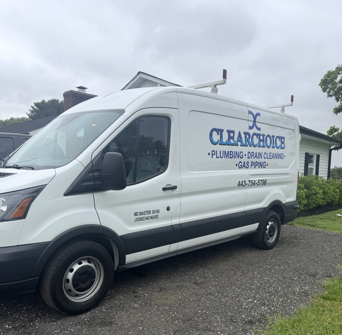 Clear Choice Plumbing service van