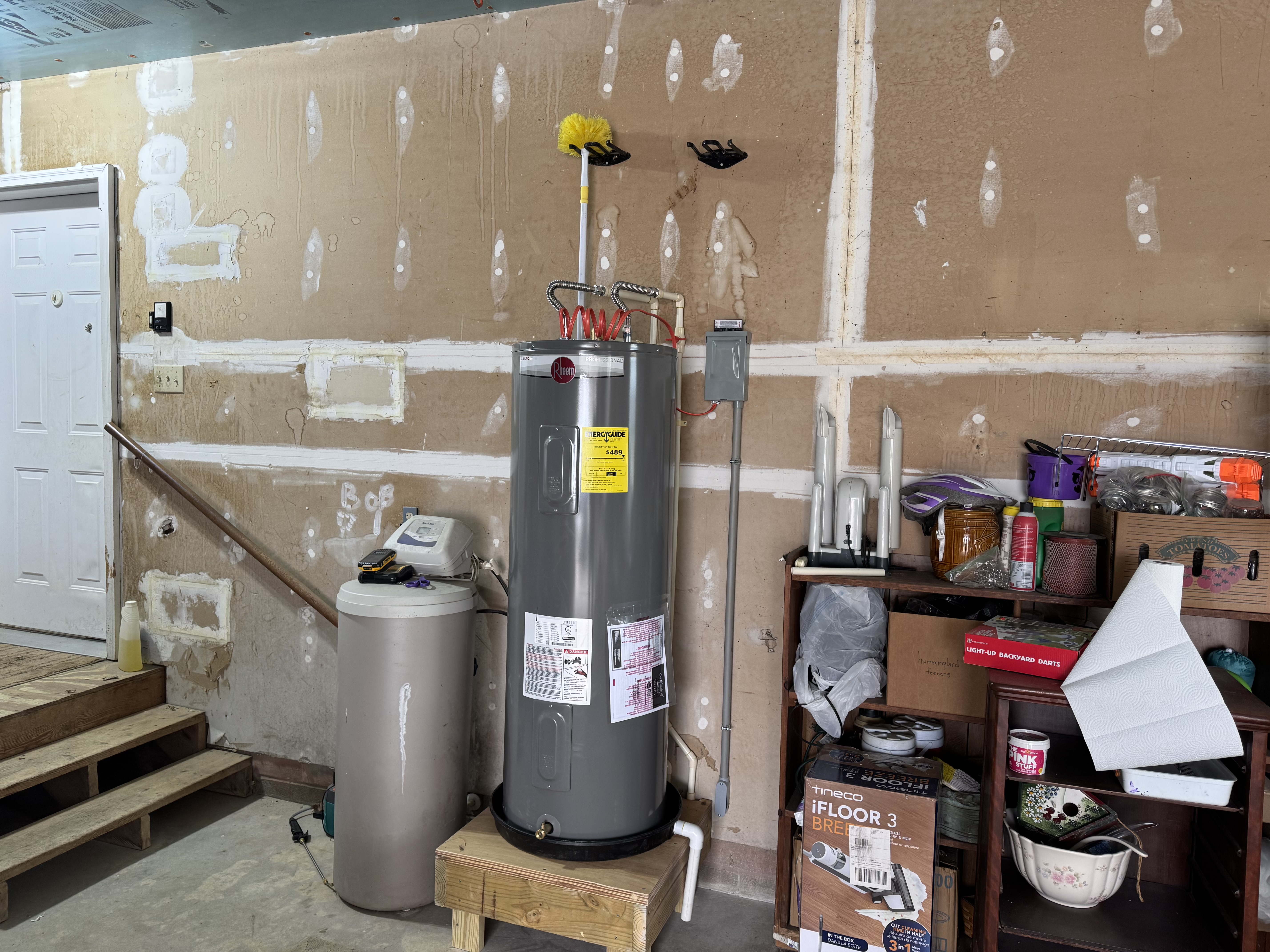 Water heater installation